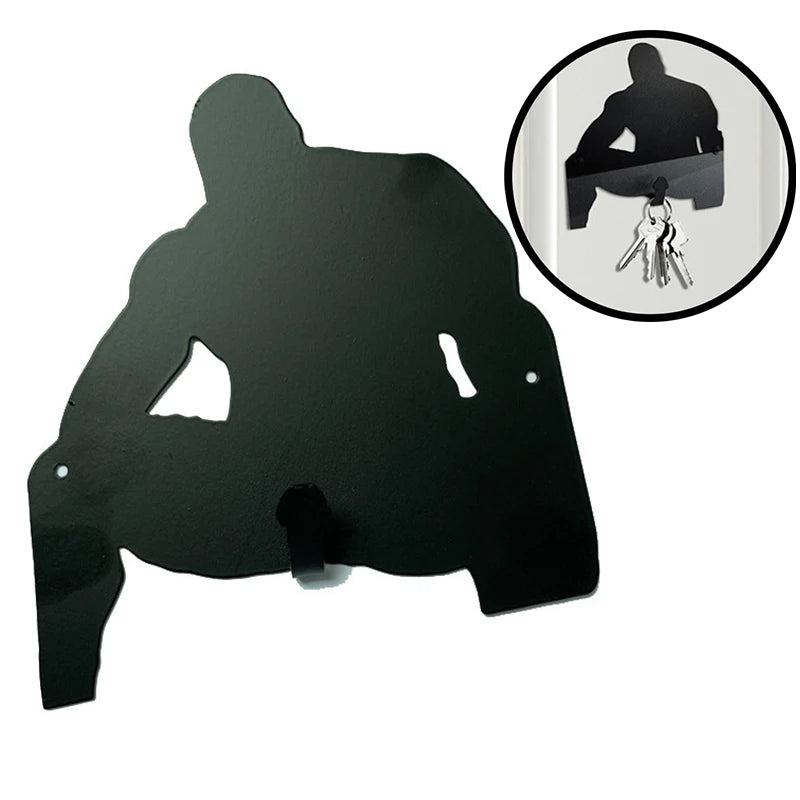 Winky Hanger – Funny Stainless Steel Key Hook for Wall | Bold & Reflective Key Holder Decor
