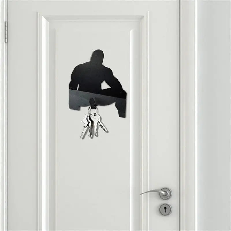 Winky Hanger – Funny Stainless Steel Key Hook for Wall | Bold & Reflective Key Holder Decor