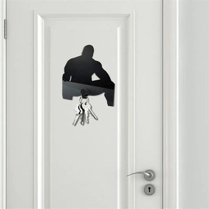 Winky Hanger – Funny Stainless Steel Key Hook for Wall | Bold & Reflective Key Holder Decor