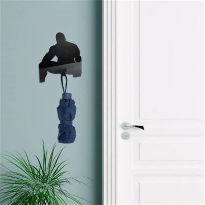 Winky Hanger – Funny Stainless Steel Key Hook for Wall | Bold & Reflective Key Holder Decor